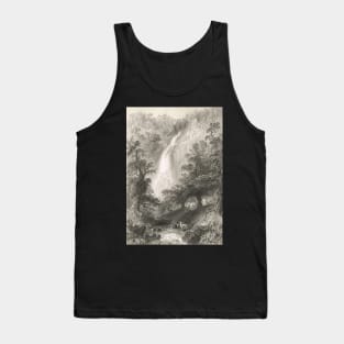 Powerscourt Waterfall, Wicklow, Ireland Tank Top